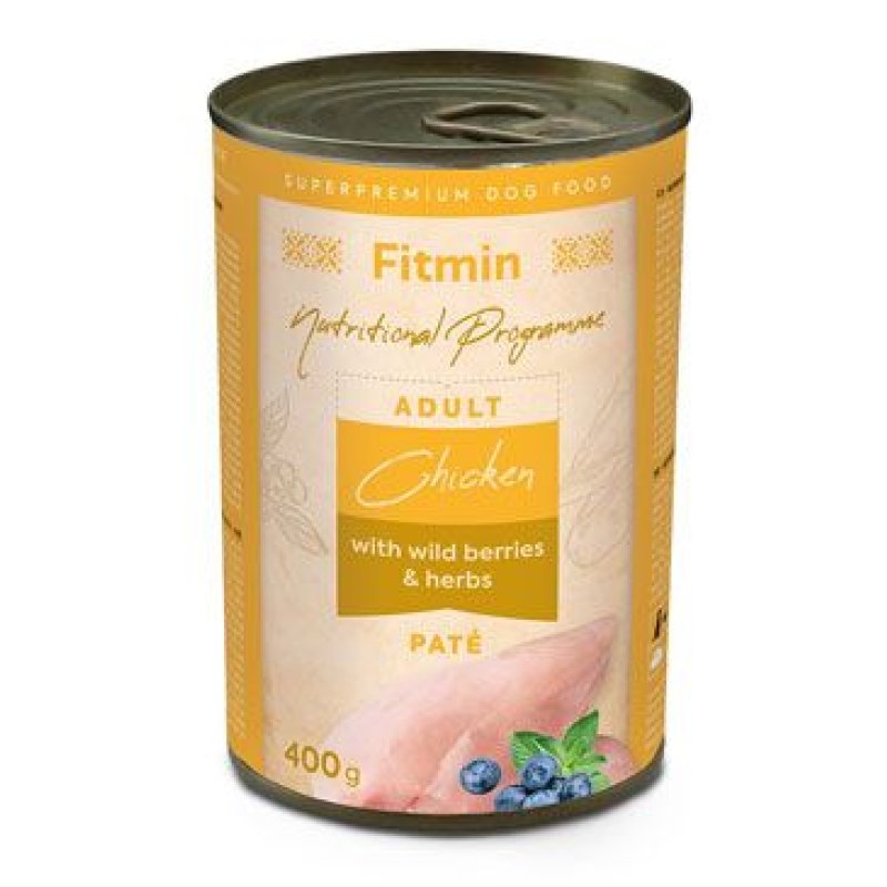 Fitmin dog Purity tin konz. Chicken with herbs 400 g