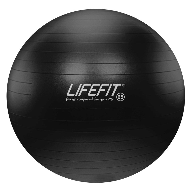 Gymnastický míč LIFEFIT® ANTI-BURST 65 cm, černý