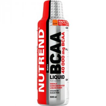 Nutrend BCAA Liquid - 500 ml, pomeranč