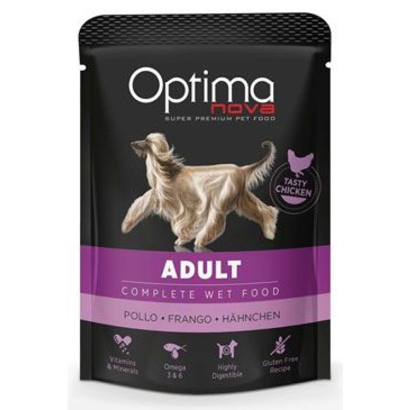 Optima Nova Dog Adult Chicken kapsa 300 g