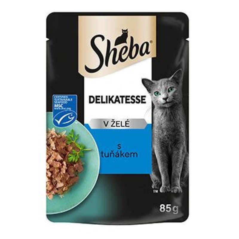 Sheba kapsa s tuňákem v želé 85 g