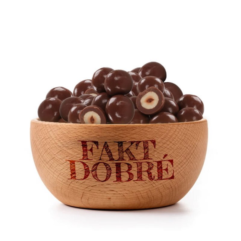 FAKT DOBRÉ Lískové ořechy v MLÉČNÉ čokoládě 450 g