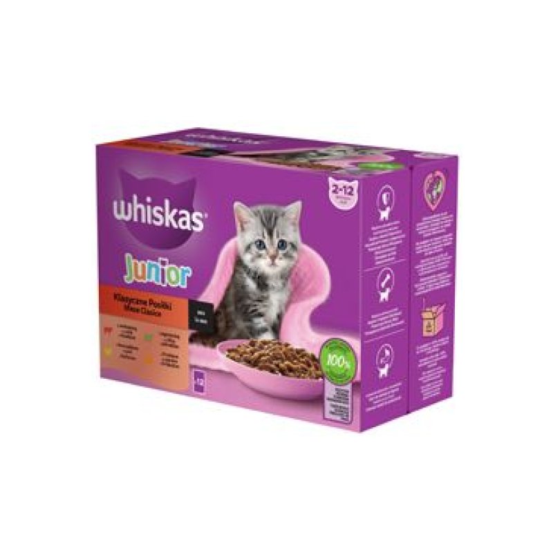 Whiskas kaps. Core Junior klas. výběr š. 12x85g