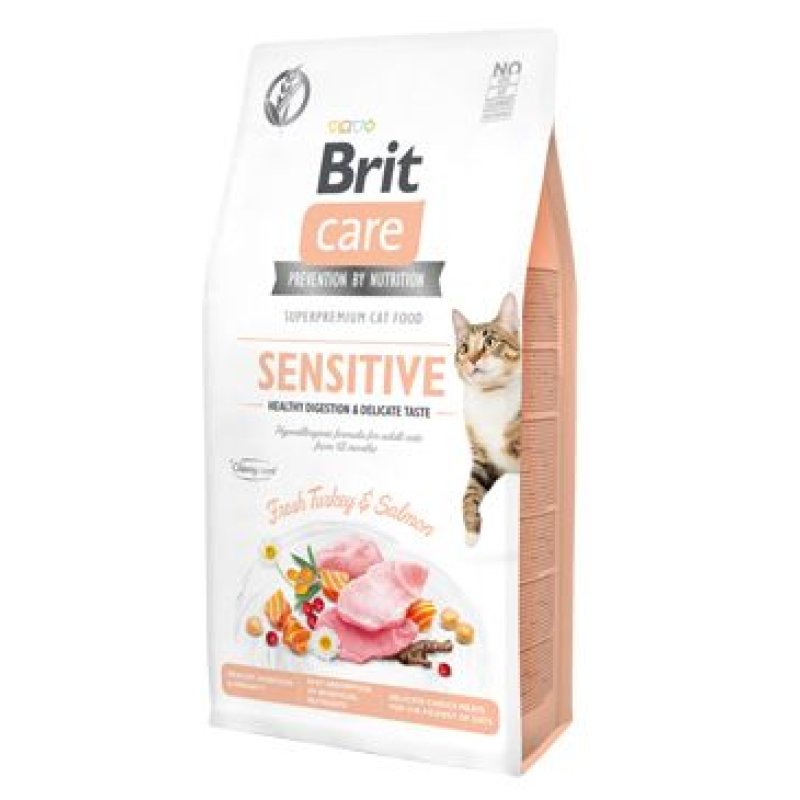 Brit Care Cat GF Sensit. Heal. Digest&Delic. Taste 7 kg