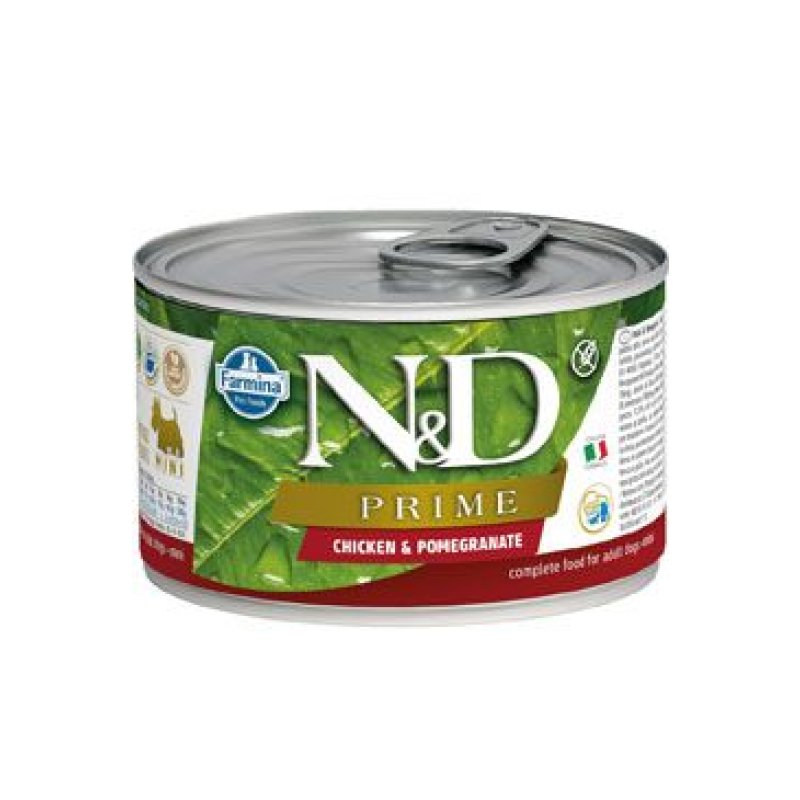 N&D DOG PRIME Adult Chicken & Pomegranate Mini 140 g