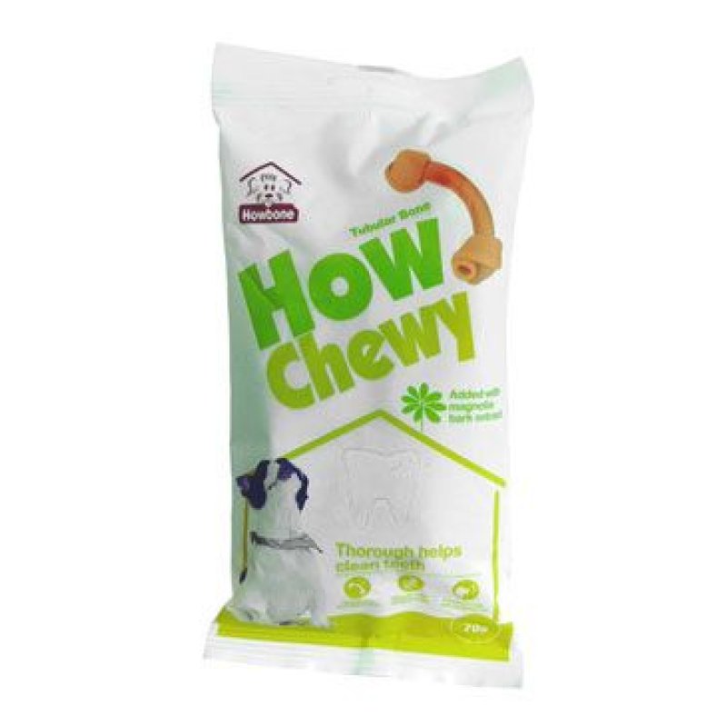 Pochoutka dentální How Chewy Tubular Bone 70 g