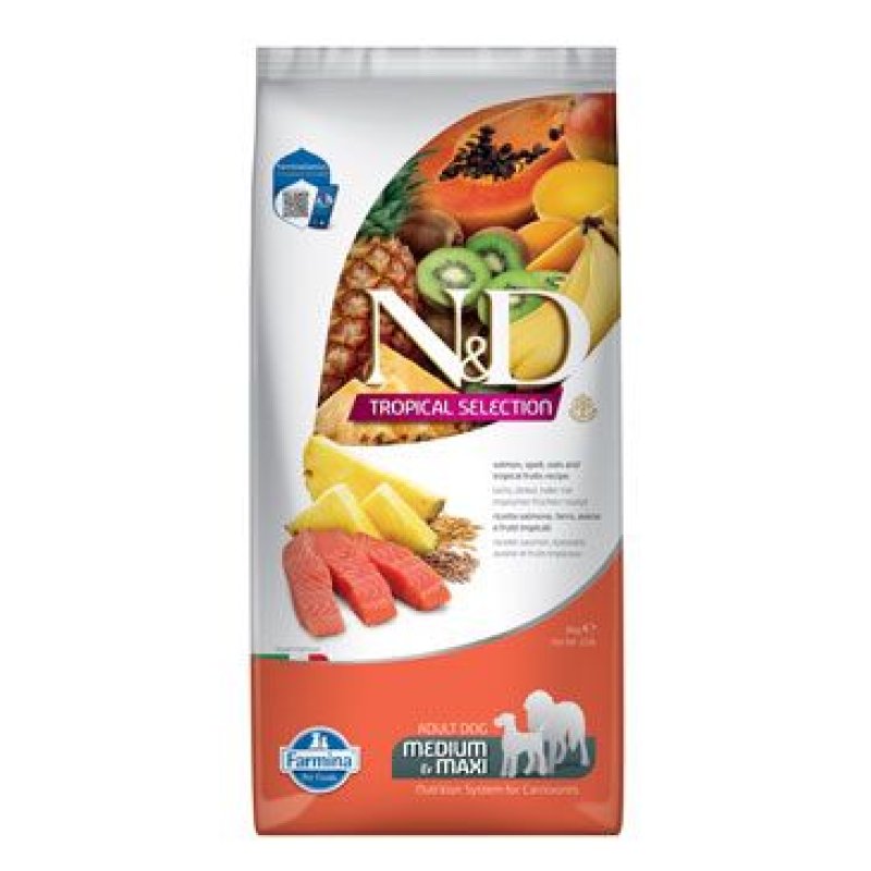 N&D TROPICAL SELECTION DOG Adult M/L Salmon 10 kg