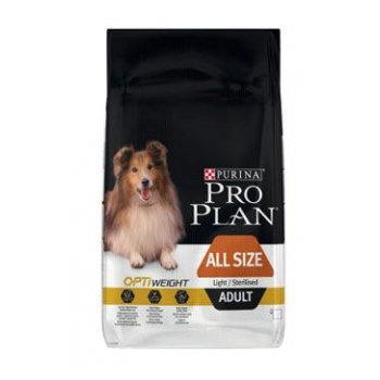 ProPlan Dog All Size Adult Optiweight (Sterilised) 3 kg