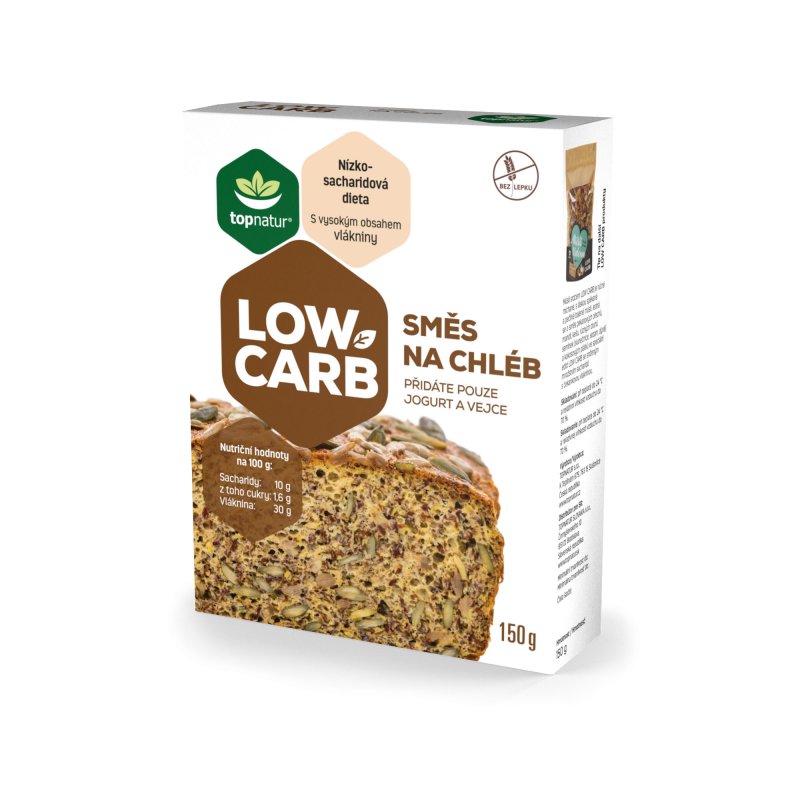 Topnatur LOW CARB Směs na chléb 150 g