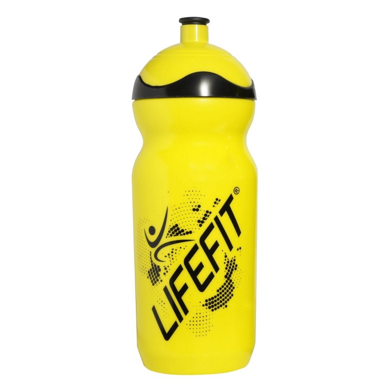 Cyklo láhev LIFEFIT G-600DC, 600ml, žlutá