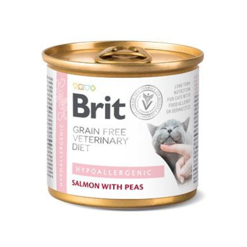 Brit VD Cat GF konz. Hypoallergenic 200 g