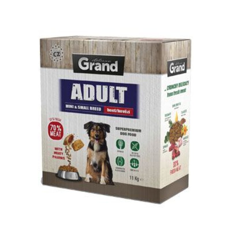 GRAND Adult mini & small breed hovězí 11 kg