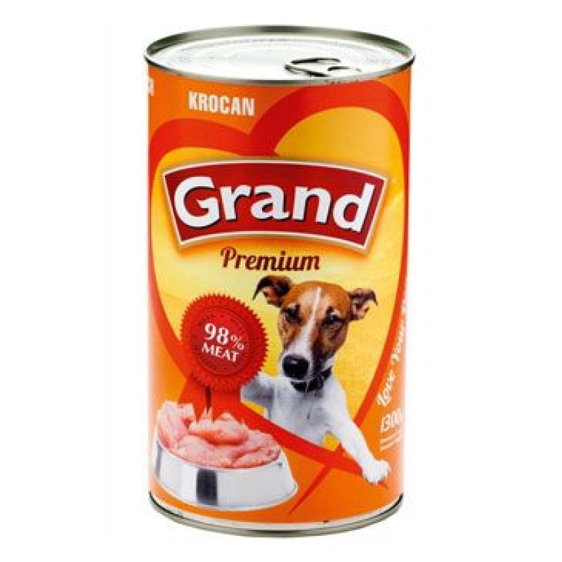 GRAND konz. pes krocaní 1300 g