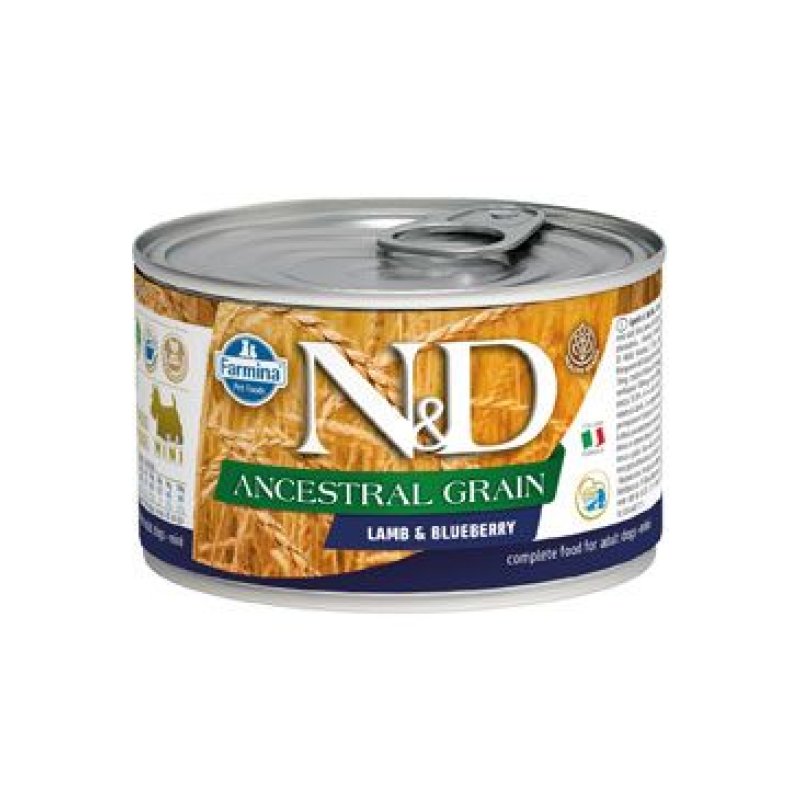 N&D DOG LOW GRAIN Adult Lamb & Blueberry Mini 140 g