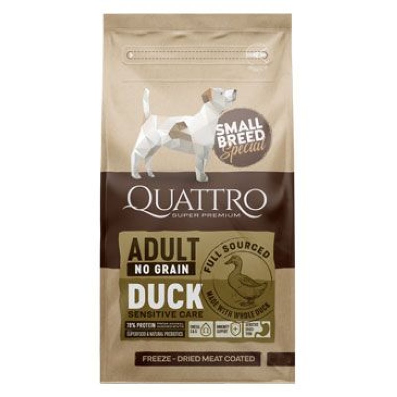 QUATTRO Dog Dry SB Adult Kachna 7 kg