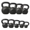 Litinový kettlebell HMS KZG16 16 kg, černý