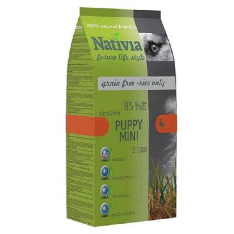 Nativia Dog Puppy Mini Duck & Rice 1 kg