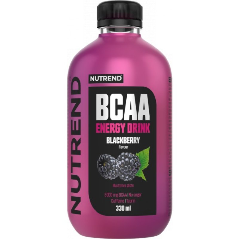 Nutrend BCAA Energy Drink - 330 ml, ostružina