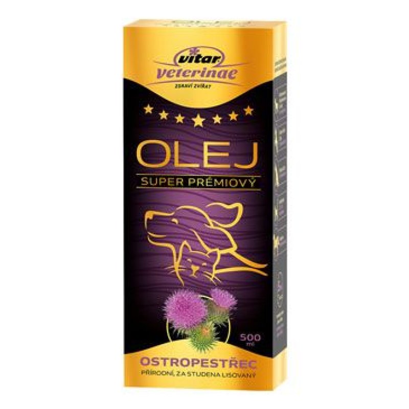 VITAR Veterinae Ostropestřec olej 500 ml