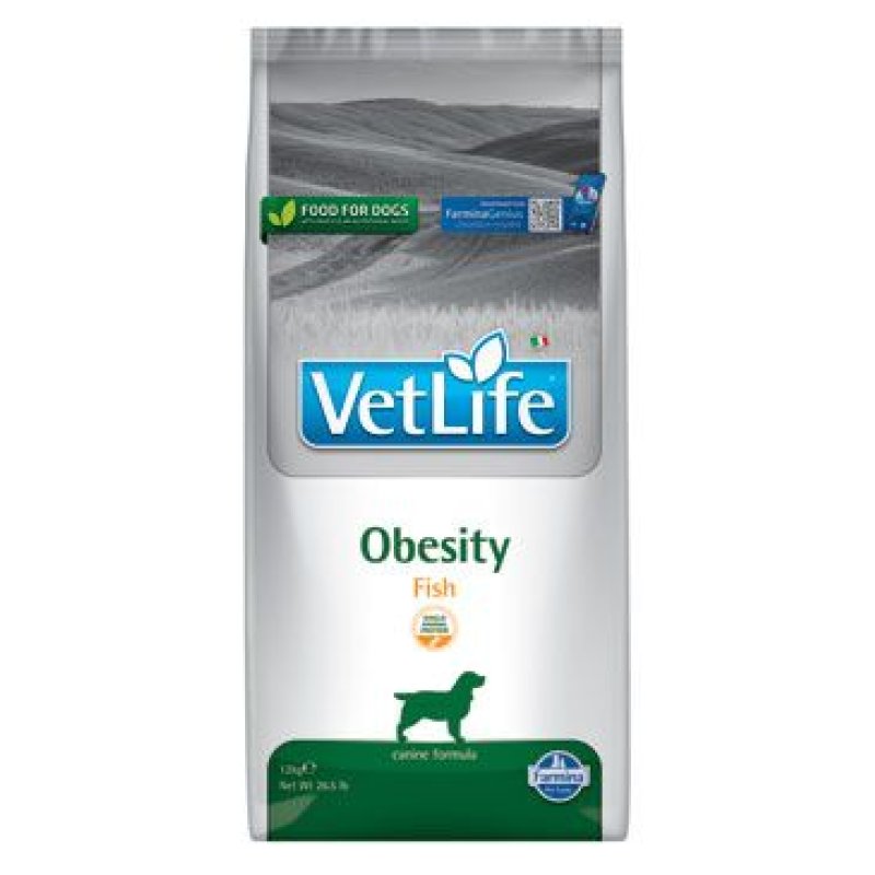 Vet Life Natural DOG Obesity Fish 12 kg