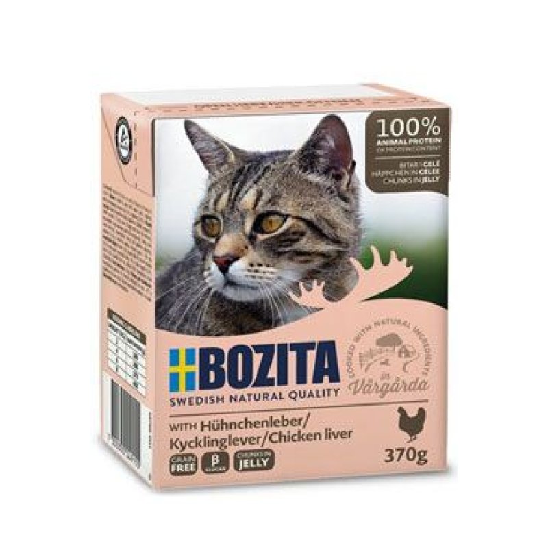 Bozita Cat kousky v želé s kuřecími játry TP 370 g