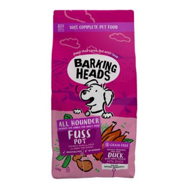 BARKING HEADS All Hounder Fuss Pot Duck 12 kg