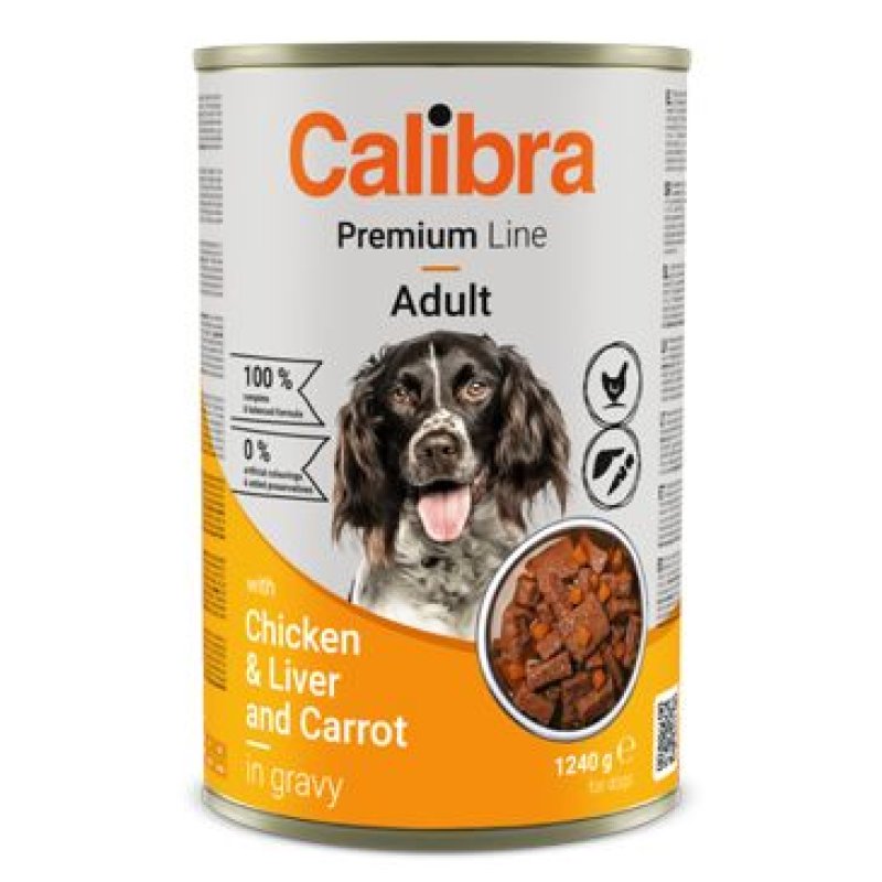 Calibra Dog Premium konz. with Chicken&Liver 1240 g