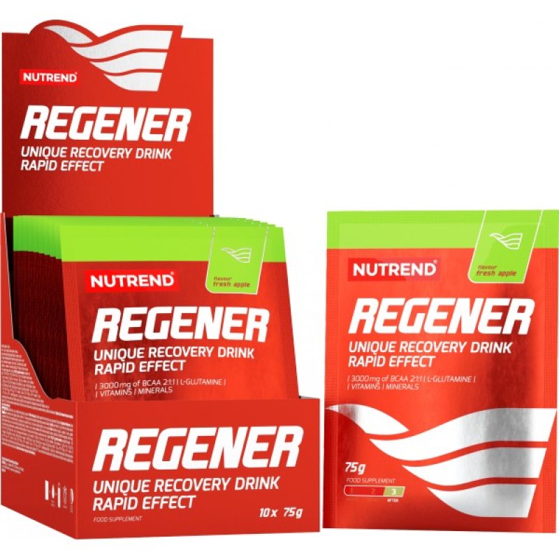 Nutrend Regener - 10x 75 g, red fresh