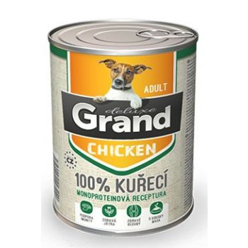 GRAND konz. deluxe pes drůbeží 400 g