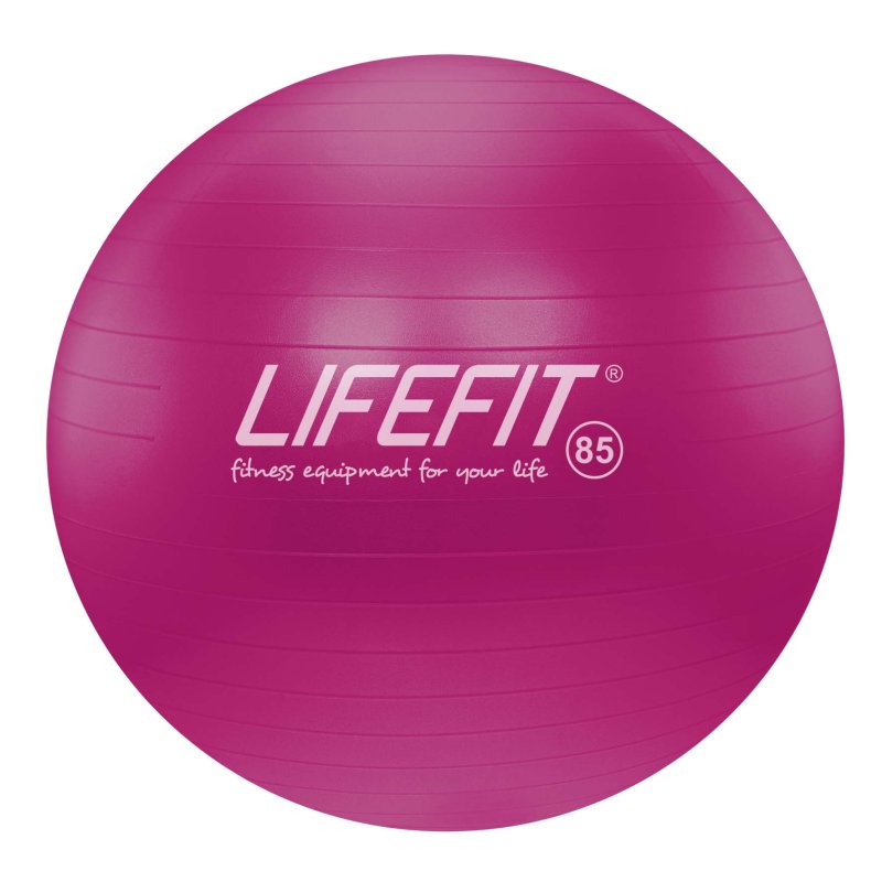 Gymnastický míč LIFEFIT® ANTI-BURST 85 cm, bordó