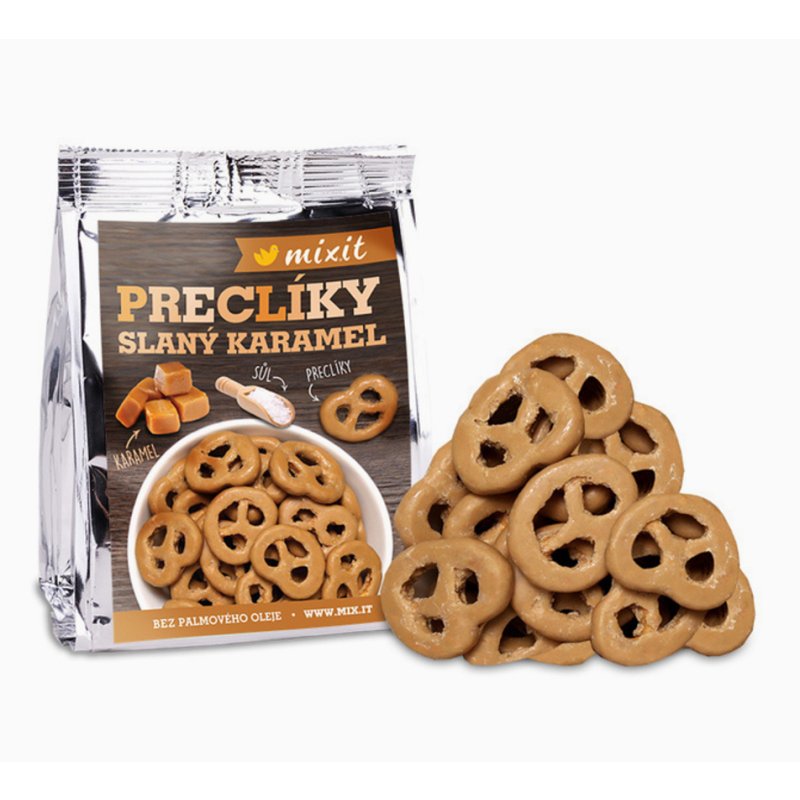 Mixit Preclíky do kapsy slaný karamel 70 g