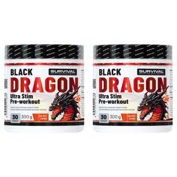 Survival NAKOPÁVAČ Black Dragon 300 g, energy drink - AKCE 1+1