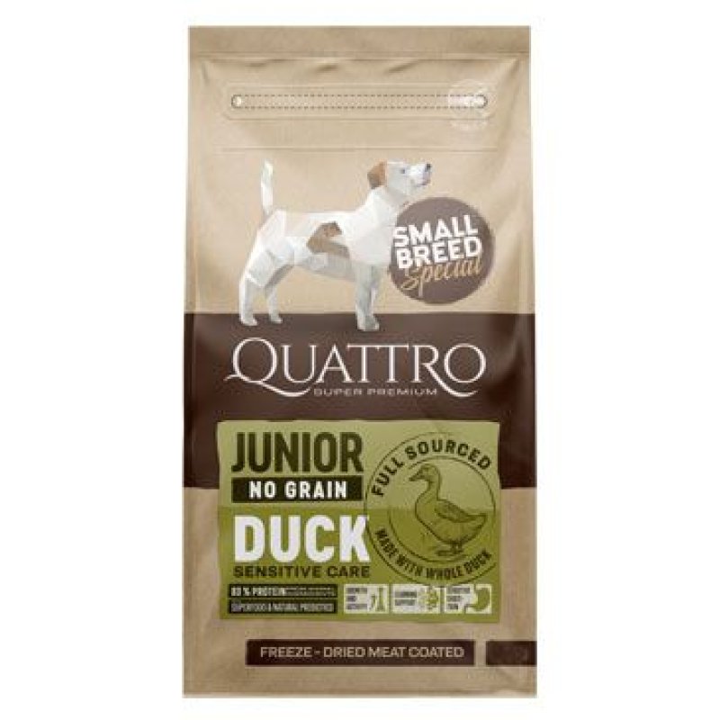 QUATTRO Dog Dry SB Junior Kachna 7 kg