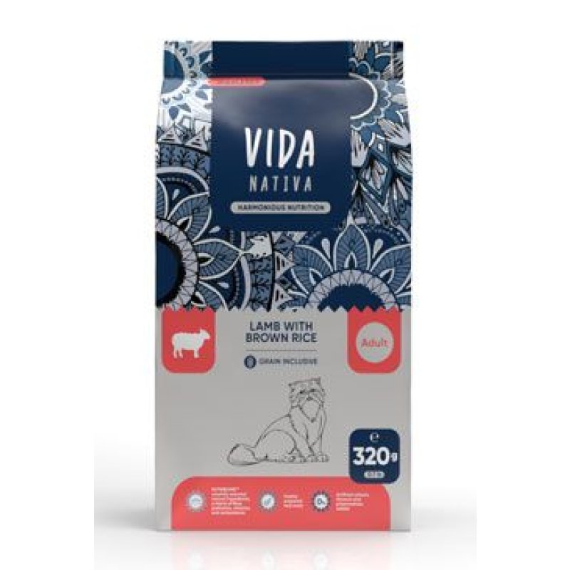 Kraftia VIDA NATIVA CAT Adult Lamb & Rice 320 g