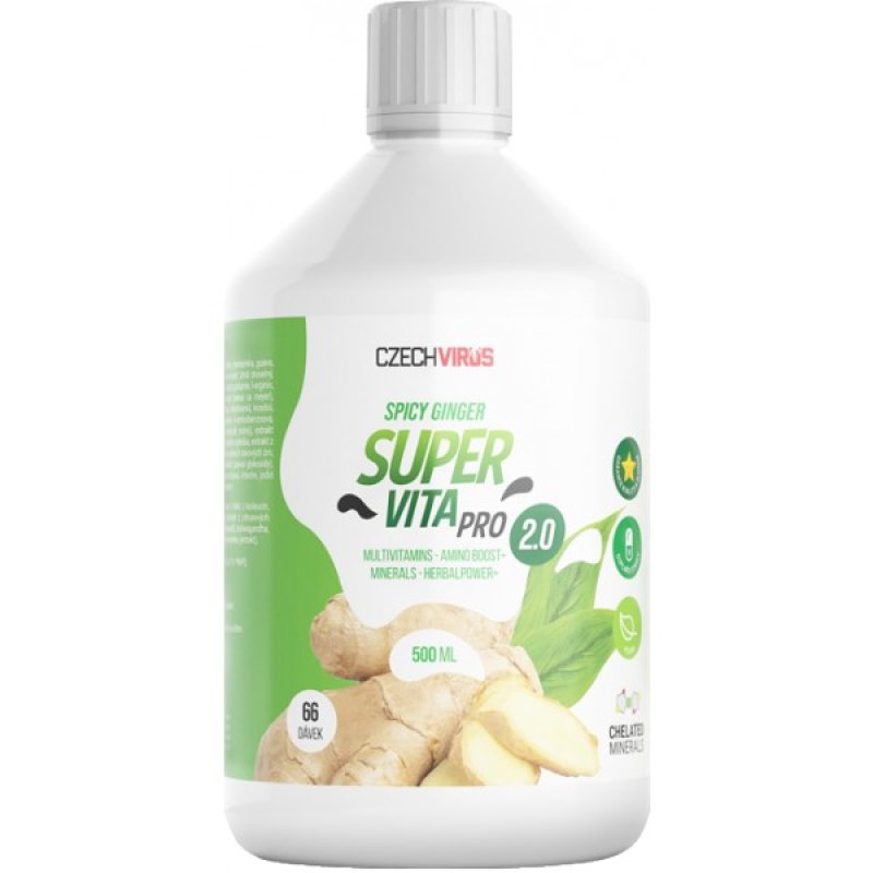 Czech Virus SuperVita Pro 2.0 - 500 ml, pikantní zázvor