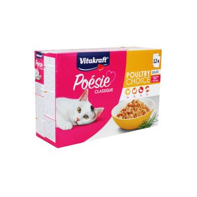 Vitakraft Cat Poésie Classique Gellée drůbeží 12 x 85 g