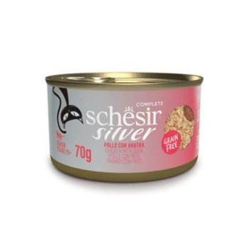 Schesir Cat konz. Senior Wholefood kuře/kachna 70 g