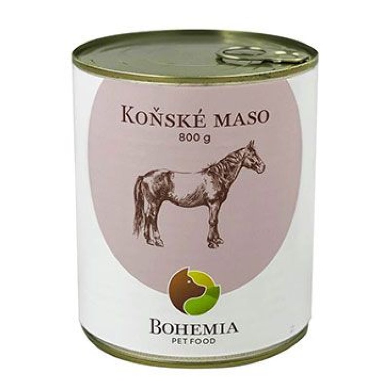 BOHEMIA MASO Koňské ve vlastní šťávě 800 g