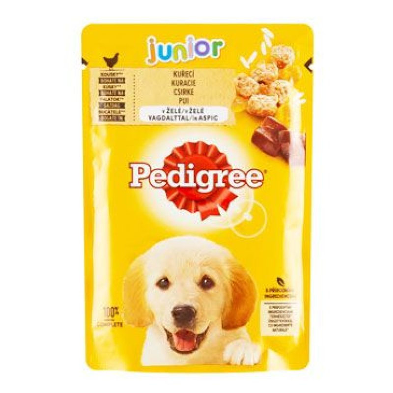 Pedigree kapsa Junior kuřecí s rýží v želé 100 g