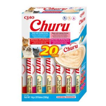 Churu Cat BOX Tuna Seafood Variety 20 x 14 g