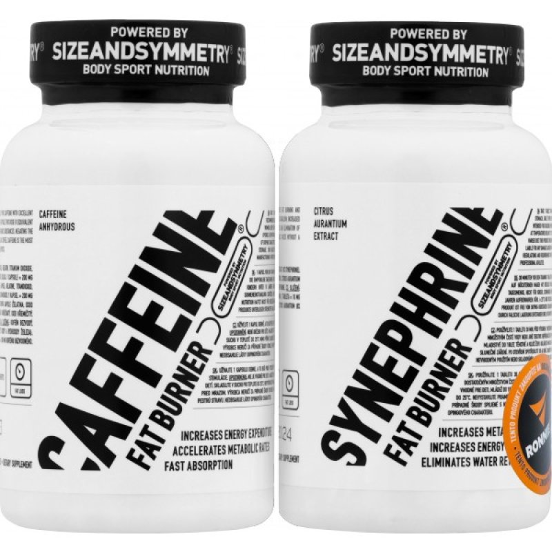 Sizeandsymmetry Synephrine Fat Burner 100 tbl + Caffeine Fat Burner 60 cps