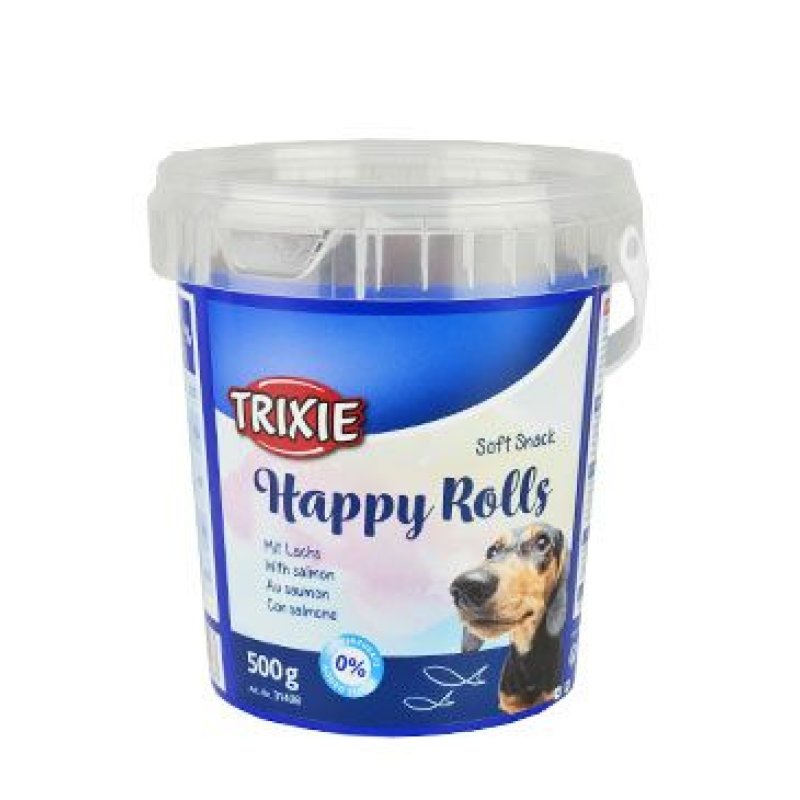 Trixie Soft Snack Happy Rolls tyčinky s losos 500 g