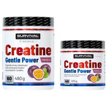 Survival Creatine Monohydrate marakuja - AKCE 480 g + 320 g ZDARMA