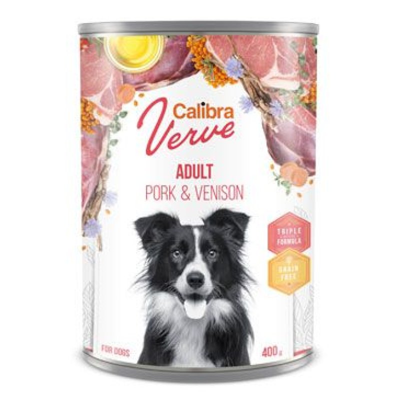 Calibra Dog Verve konz. GF Adult Pork & Venison 400 g