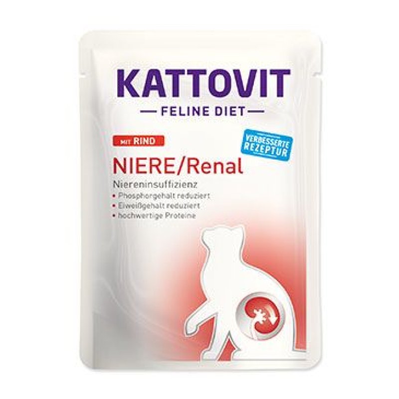 Kattovit Cat Renal hovězí kapsa 85 g