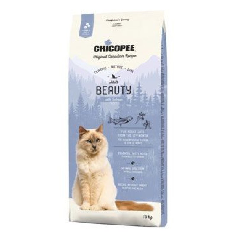 Chicopee Cat Adult Beauty Salmon 15 kg