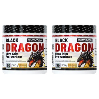 Survival NAKOPÁVAČ Black Dragon 300 g, mango-pomeranč - AKCE 1+1