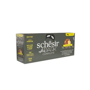 Schesir Cat konz. After Dark Wholefood Variety 12x80g