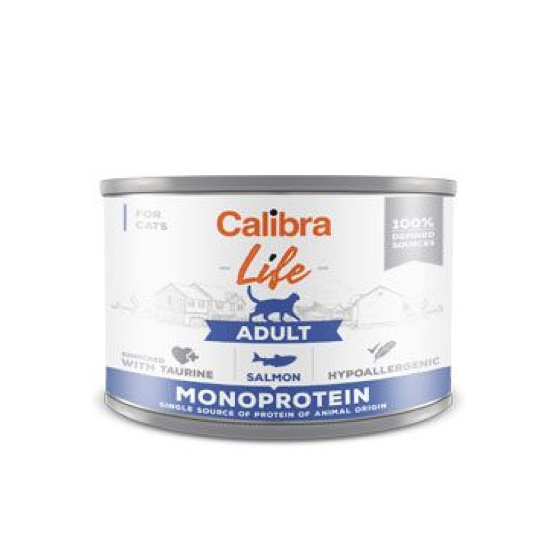 Calibra Cat Life konz. Adult Salmon 200 g