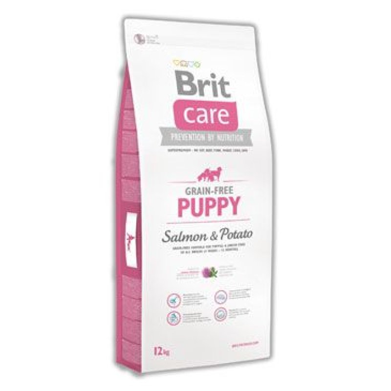 Brit Care Dog Grain-free Puppy Salmon & Potato 12 kg